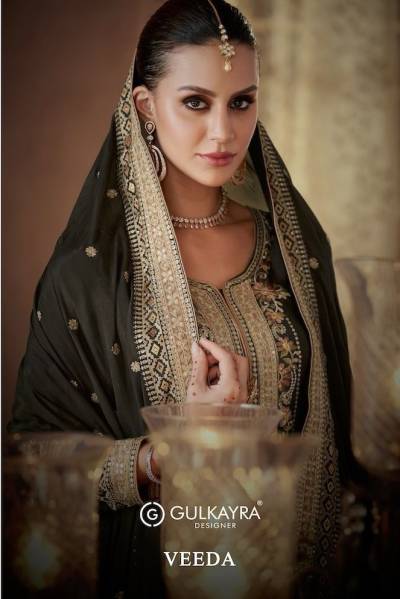 GULKAYRA VEEDA 7411 TO 7414 DESIGNER PAKISTANI SALWAR SUIT WHOLESALER IN SURAT